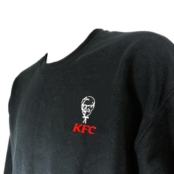 KFC Kentucky Fried Chicken Col Sanders Employee Uniform Sweatshirt NEW Size 2XL - Picture 5 of 7